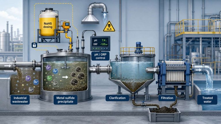 How Sodium Hydrosulfide Supports Heavy Metal Removal in Industrial Wastewater