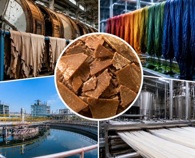 Sodium Hydrosulfide Uses Beyond Mining：Leather, Dyes, Wastewater and Fibers